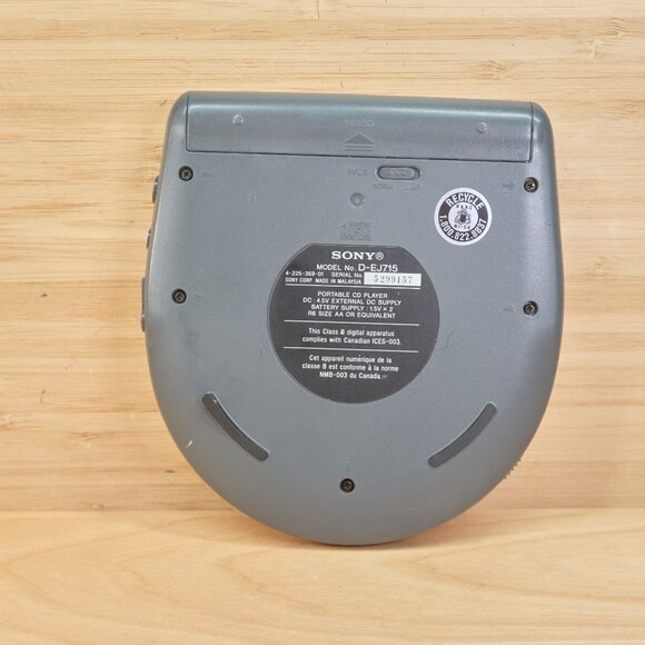 Vintage Sony D-EJ715 / Walkman Disc CD Player / Jog Proof G-Protection / Tested - Picture 5 of 7